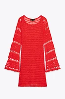 KNIT MINI DRESS