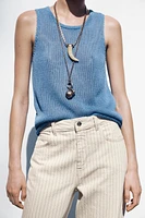 Z1975 STRIPED HIGH-WAIST STRAIGHT FULL-LENGTH JEANS