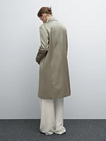 Manteau long satiné - Studio