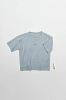 GARMENT DYE EMBROIDERED LOGO T-SHIRT