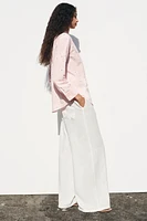 CHEMISE BRODERIES EFFET GOMME