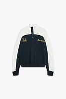 SWEATSHIRT WITH TRICOT