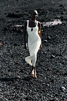 ROBE MIDI CROCHET