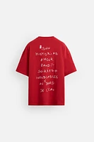 PRINTED TEXT T-SHIRT