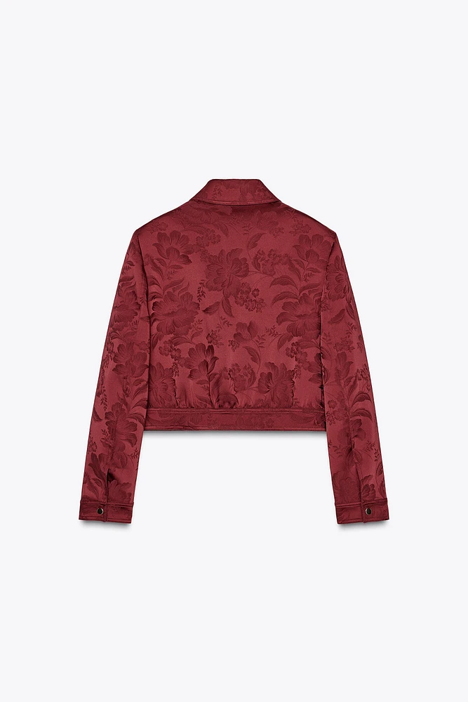 JACQUARD BOMBER JACKET