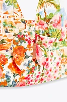 PRINTED KNOT TOP