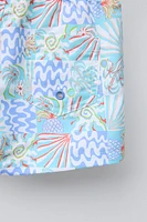 2-6 YEARS/ PALM TREE SWIM SHORTS