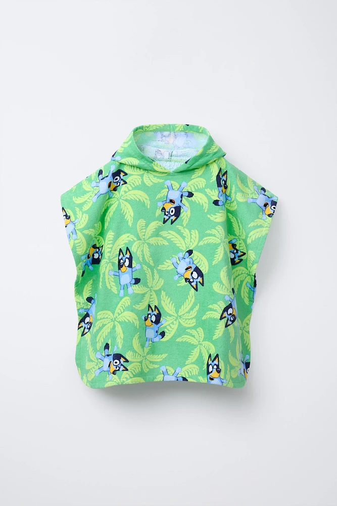 BLUEY © LUDO STUDIO TERRYCLOTH PONCHO
