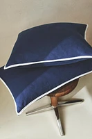 HOUSSE DE COUSSIN LIN BORD