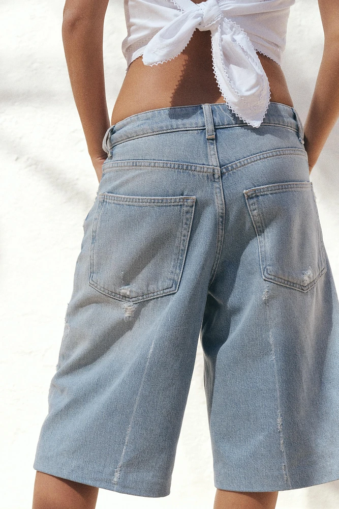 SHORT JORTS EN DENIM TRF TAILLE NORMALE