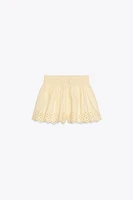 EMBROIDERED SHORTS