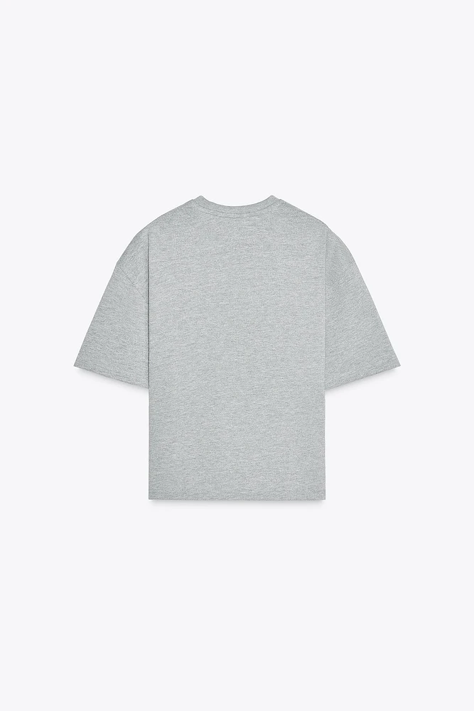 METALLIC THREAD PLUSH SWEATSHIRT