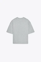 METALLIC THREAD PLUSH SWEATSHIRT