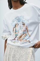 GIRLS PRINT T-SHIRT