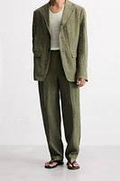 100% LINEN SUIT PANTS