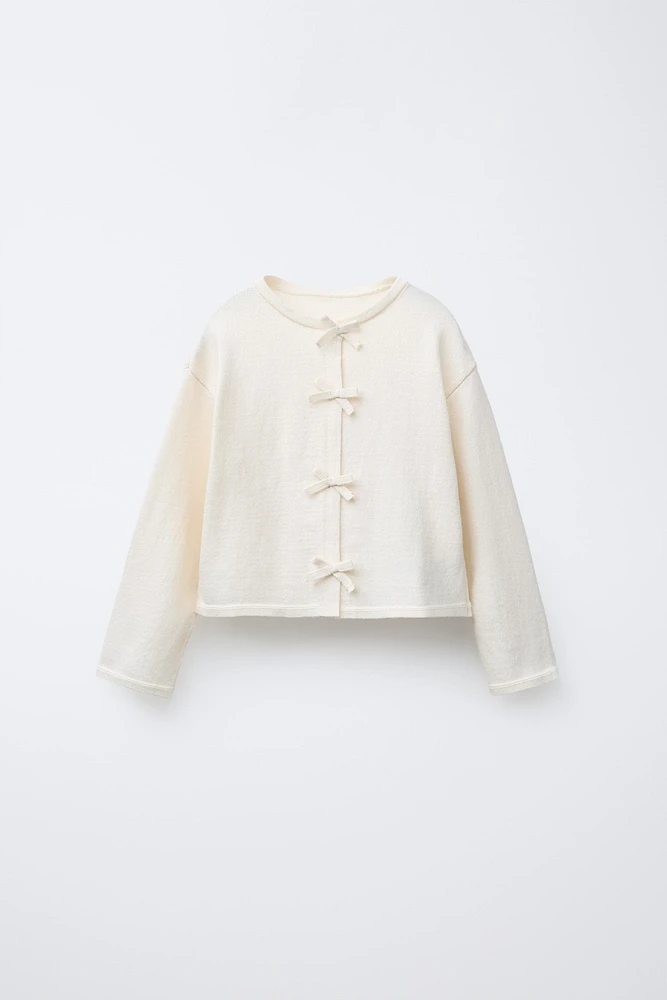 BOW KNIT SWEATER