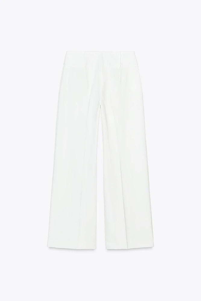 PANTALON LARGE TAILLE CROISÉE