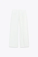PANTALON LARGE TAILLE CROISÉE
