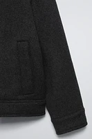 WOOL BLEND SHORT COAT