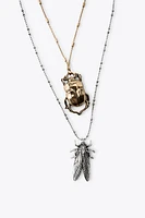 LOT DE 3 COLLIERS ASSORTIS ANIMALIERS