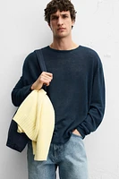 100% LINEN SWEATER