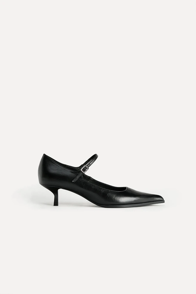 POINTY LEATHER SHOES 50TH ANNIVERSARY