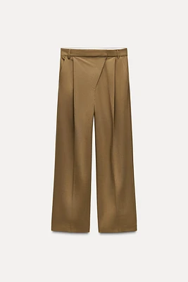 ASYMMETRIC FRONT PANTS