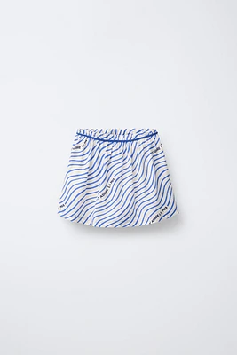 JUPE-SHORT BERMUDA IMPRIMÉE CORDE