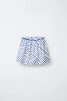 JUPE-SHORT BERMUDA IMPRIMÉE CORDE