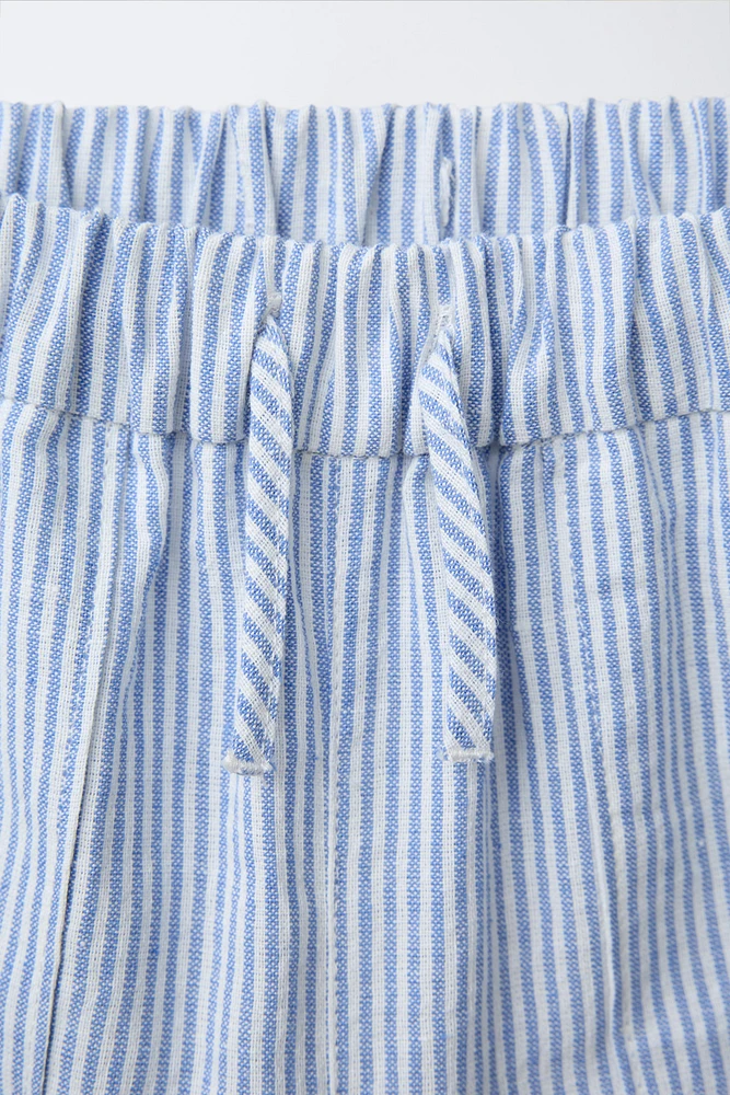 BAGGY COTTON LINEN PANTS