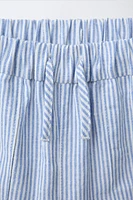 BAGGY COTTON LINEN PANTS