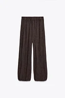 TEXTURED BALLOON PANTS