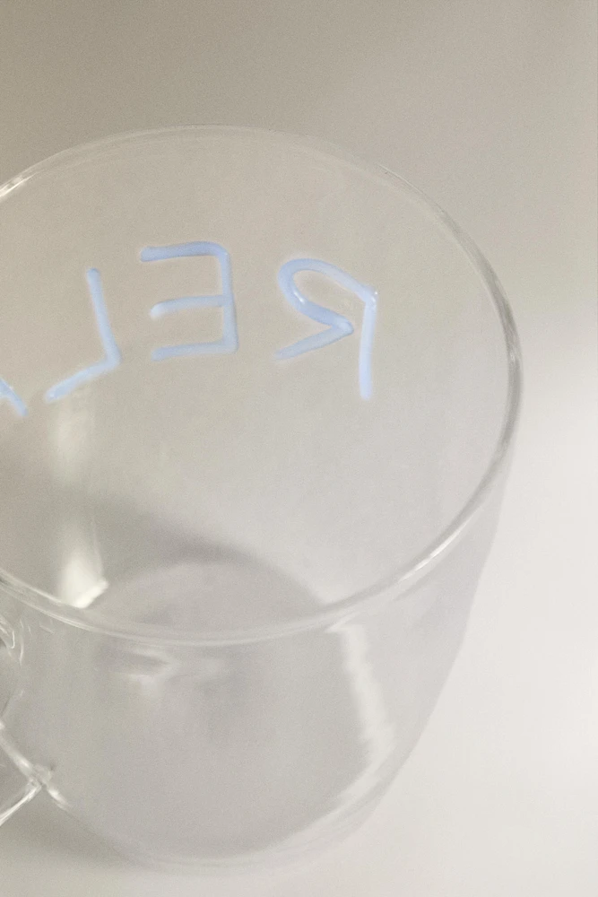 TASSE BOROSILICATE INSCRIPTION