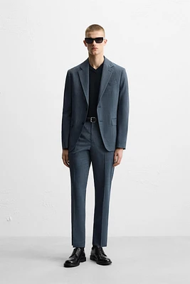CHECK SUIT PANTS