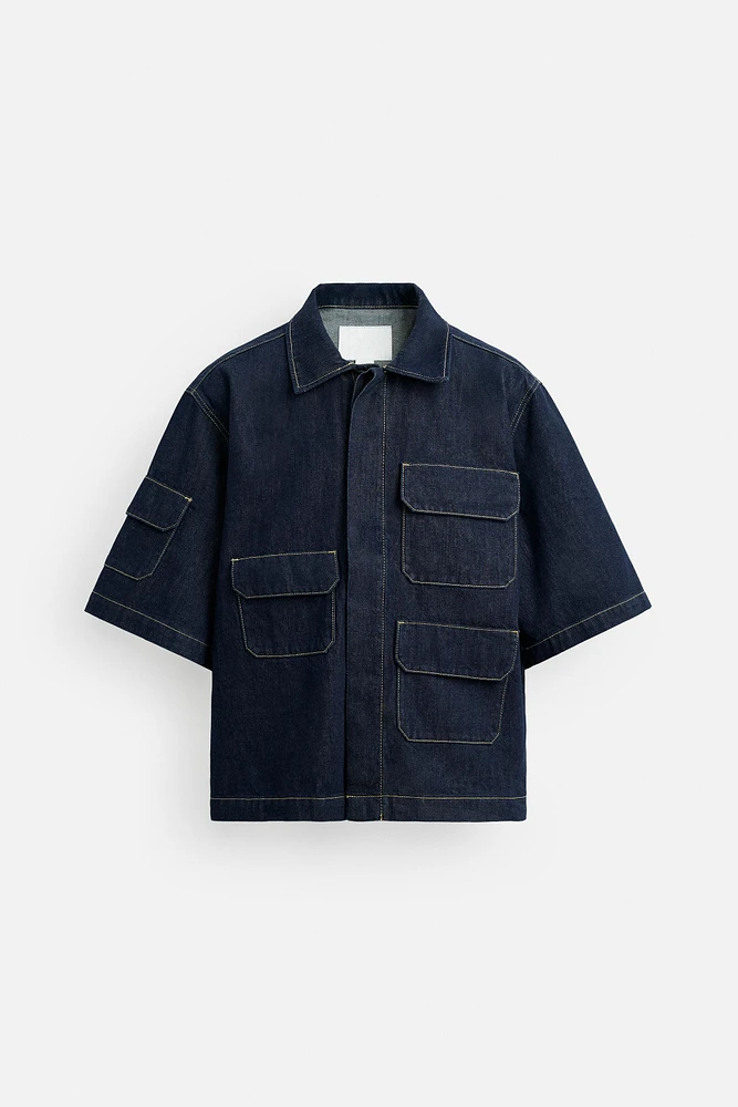 CHEMISE EN JEAN À POCHES