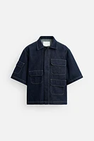 CHEMISE EN JEAN À POCHES
