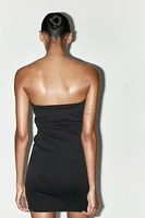 INTERLOCK STRAPLESS DRESS