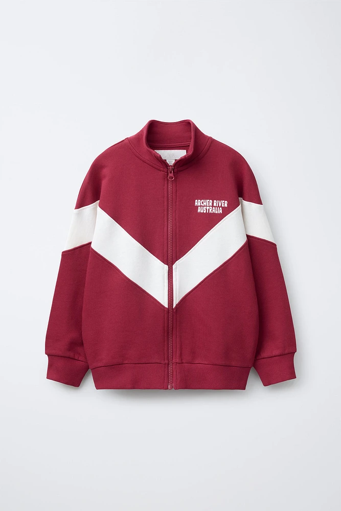 SWEAT ZIPPÉ SPORTY