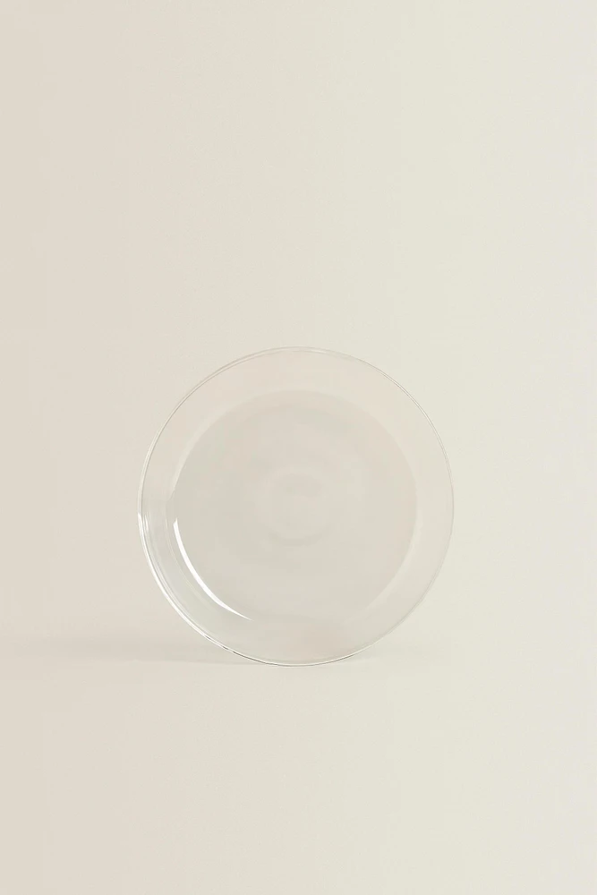 ASSIETTE À PAIN BOROSILICATE BORD