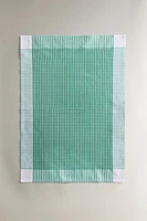SET OF WAFFLE-KNIT COTTON KITCHEN TOWELS (SET OF 2)