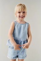 SHORT EN JEAN MOM FIT