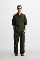 COTTON - LINEN SHIRT
