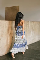 ROBE À PANNEAUX IMPRIMÉ PATCHWORK