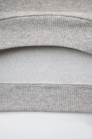 SWEATSHIRT WITH EMBROIDERED COLLAR