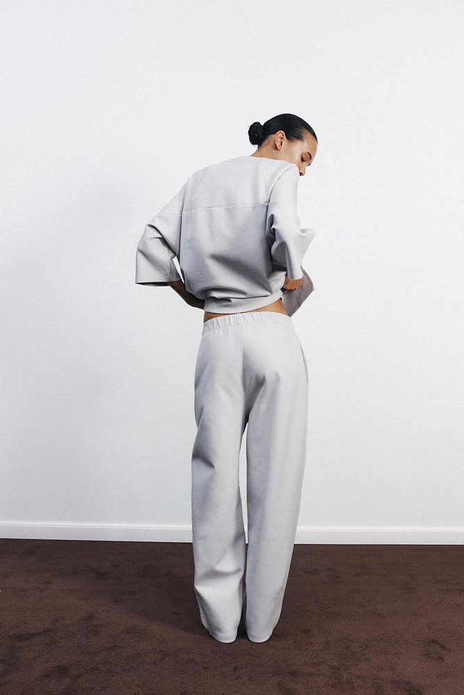 PANTALON COCOON INTERLOCK