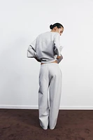 PANTALON COCOON INTERLOCK