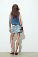 JUPE Z1975 MINI EN JEAN