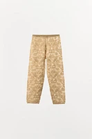 JACQUARD KNIT LEGGINGS
