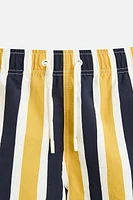 STRIPED MID-LENGTH SWIMSUIT
