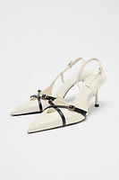 CHAUSSURES À TALONS BRIDES AVEC BOUCLE